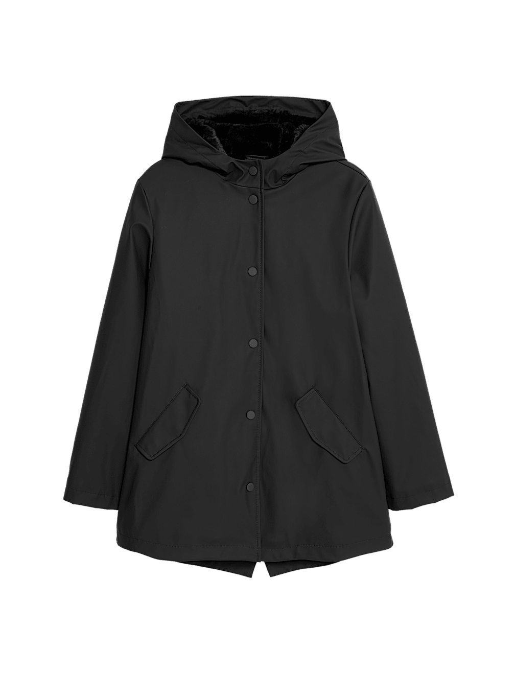 Faux Fur Lined Fisherman Coat (6-16 Yrs)