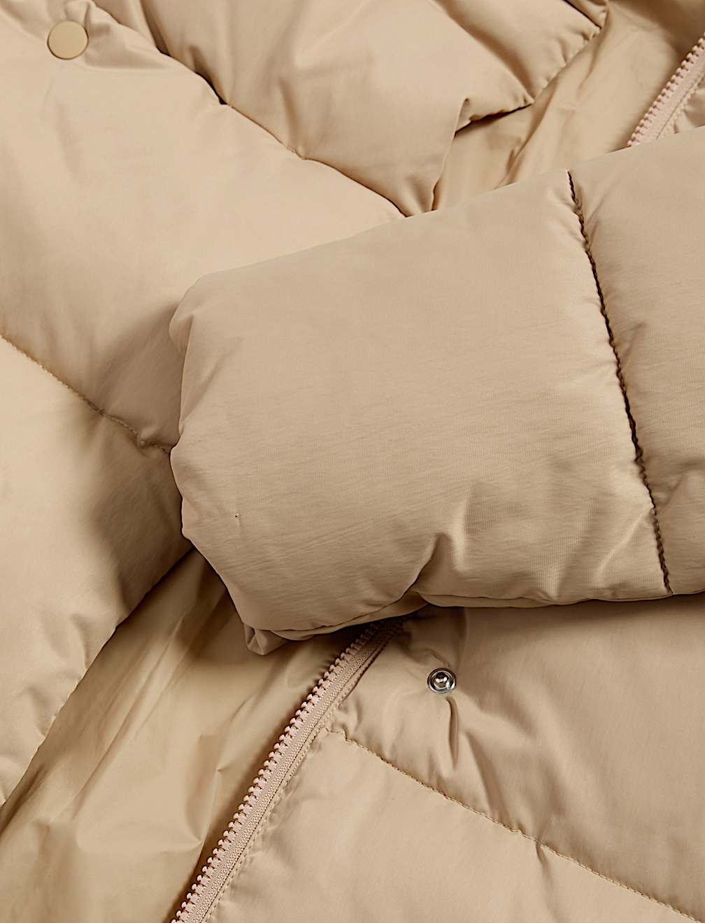 Longline Padded Hooded Coat (6-16 Yrs)