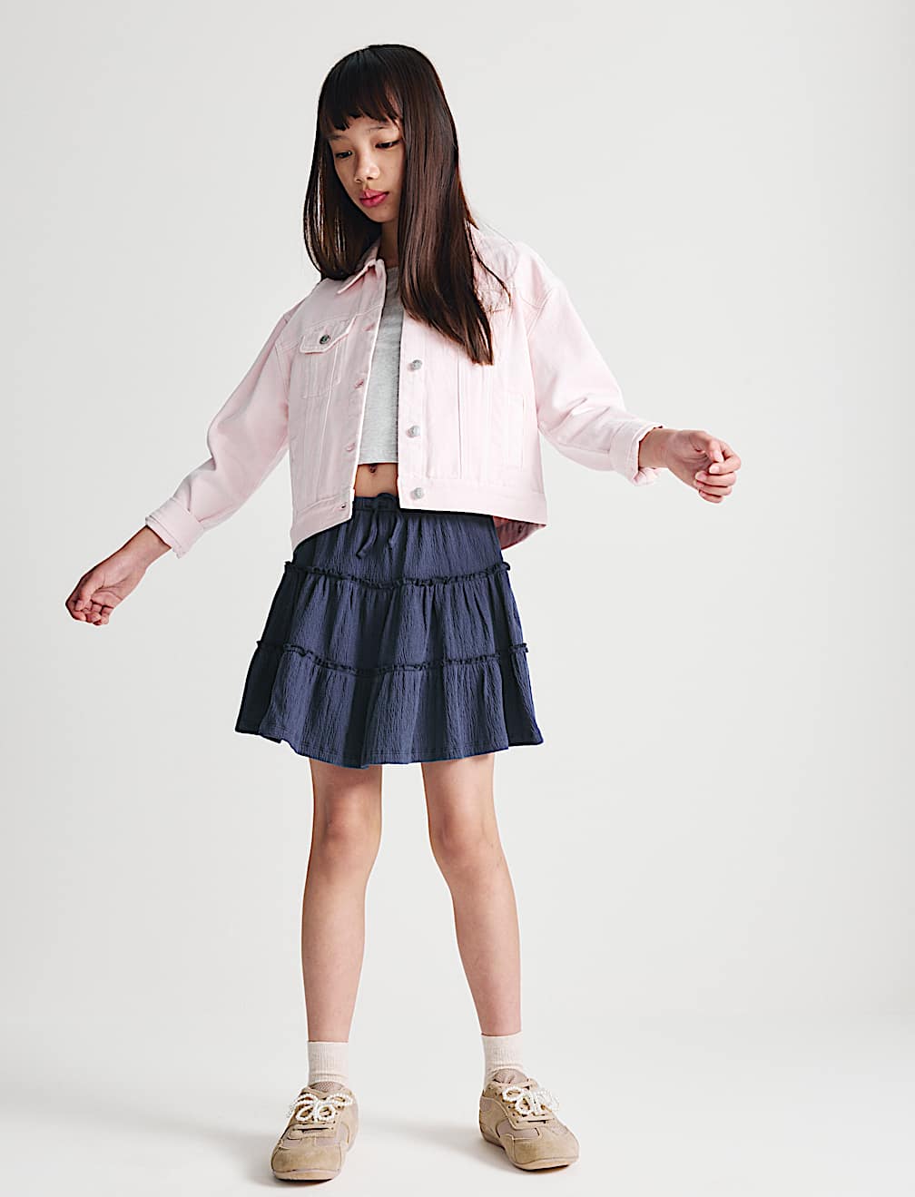 Cotton Rich Bardot Top and Skort Outfit (6-16 Yrs)