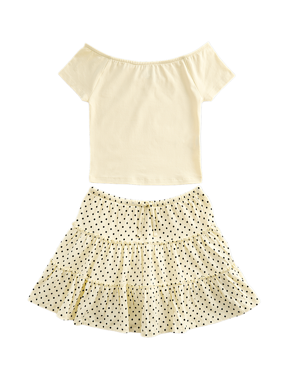 Cotton Rich Bardot Top and Skort Outfit (6-16 Yrs)