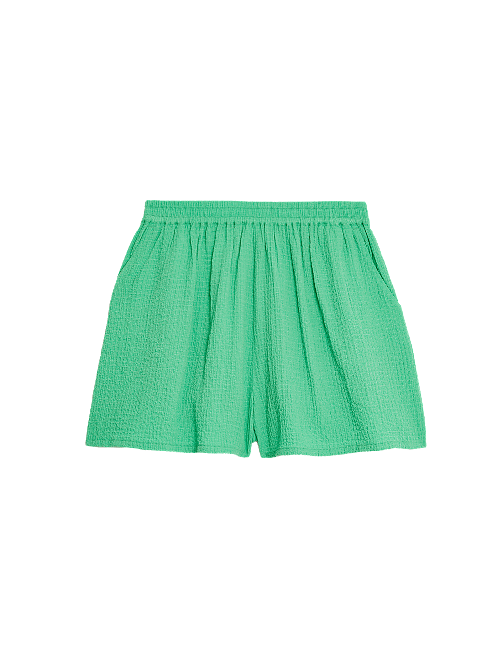Textured Elasticated Waist Shorts (6-16 Yrs)