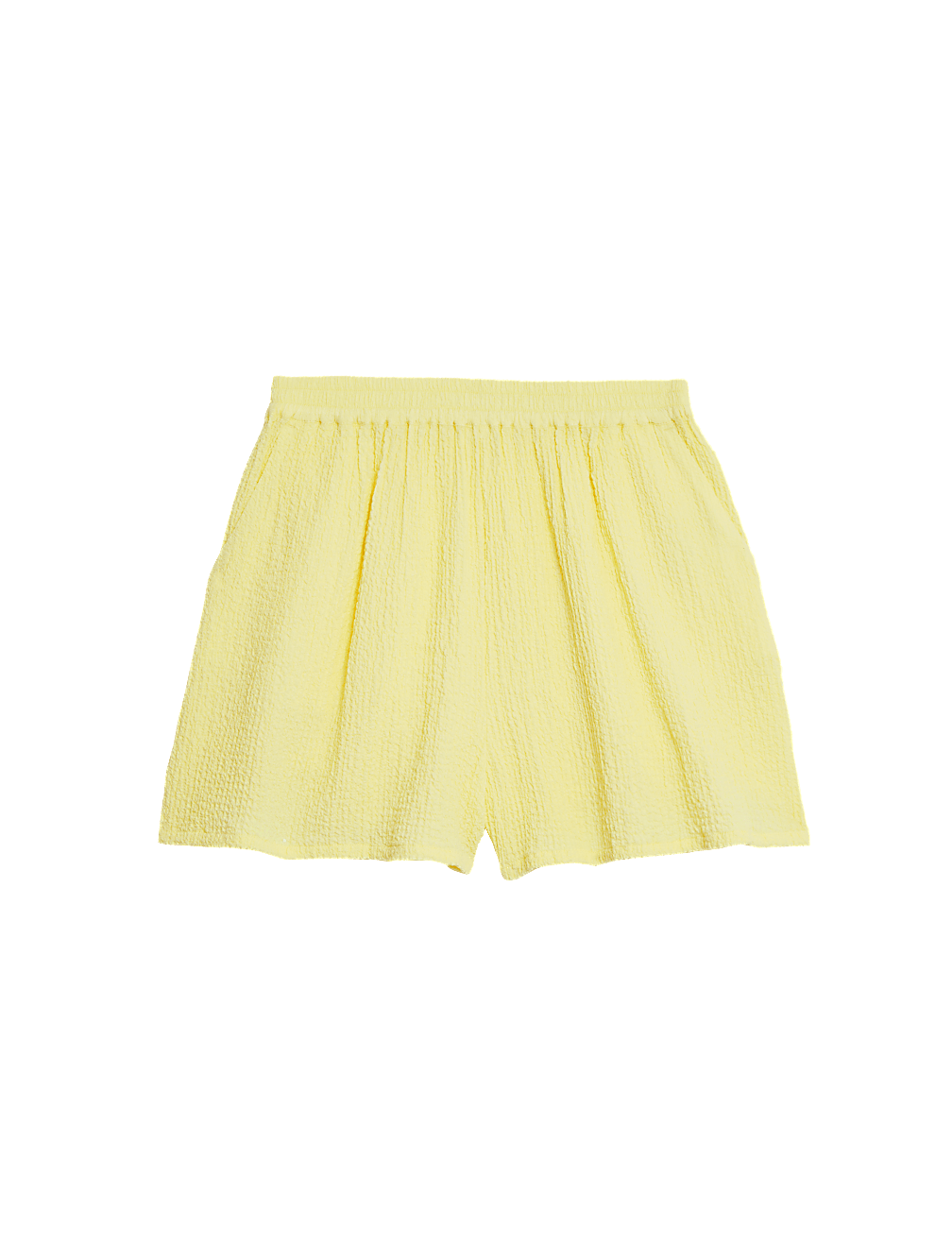 Textured Elasticated Waist Shorts (6-16 Yrs)