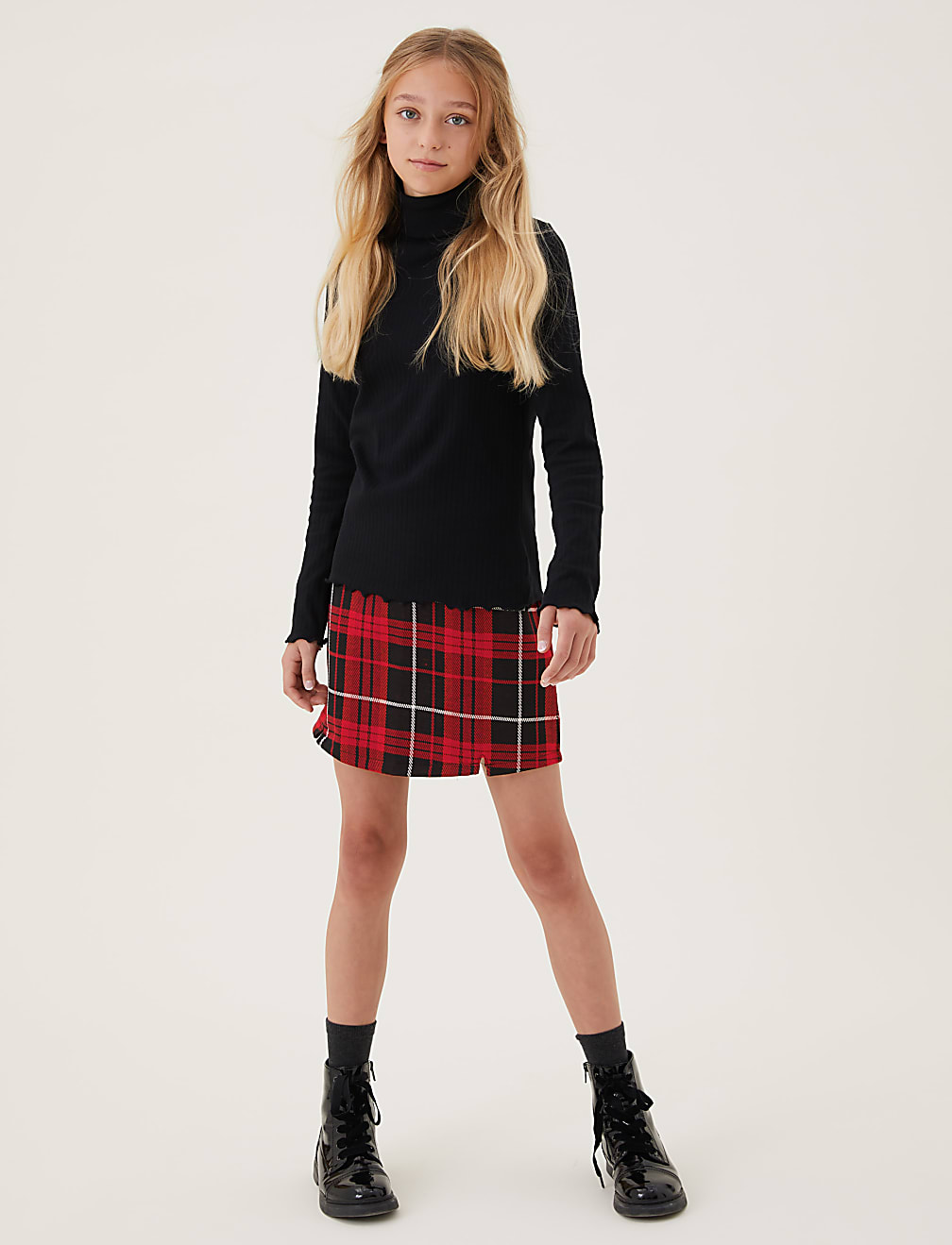 Checked Skirt (6-16 Yrs)