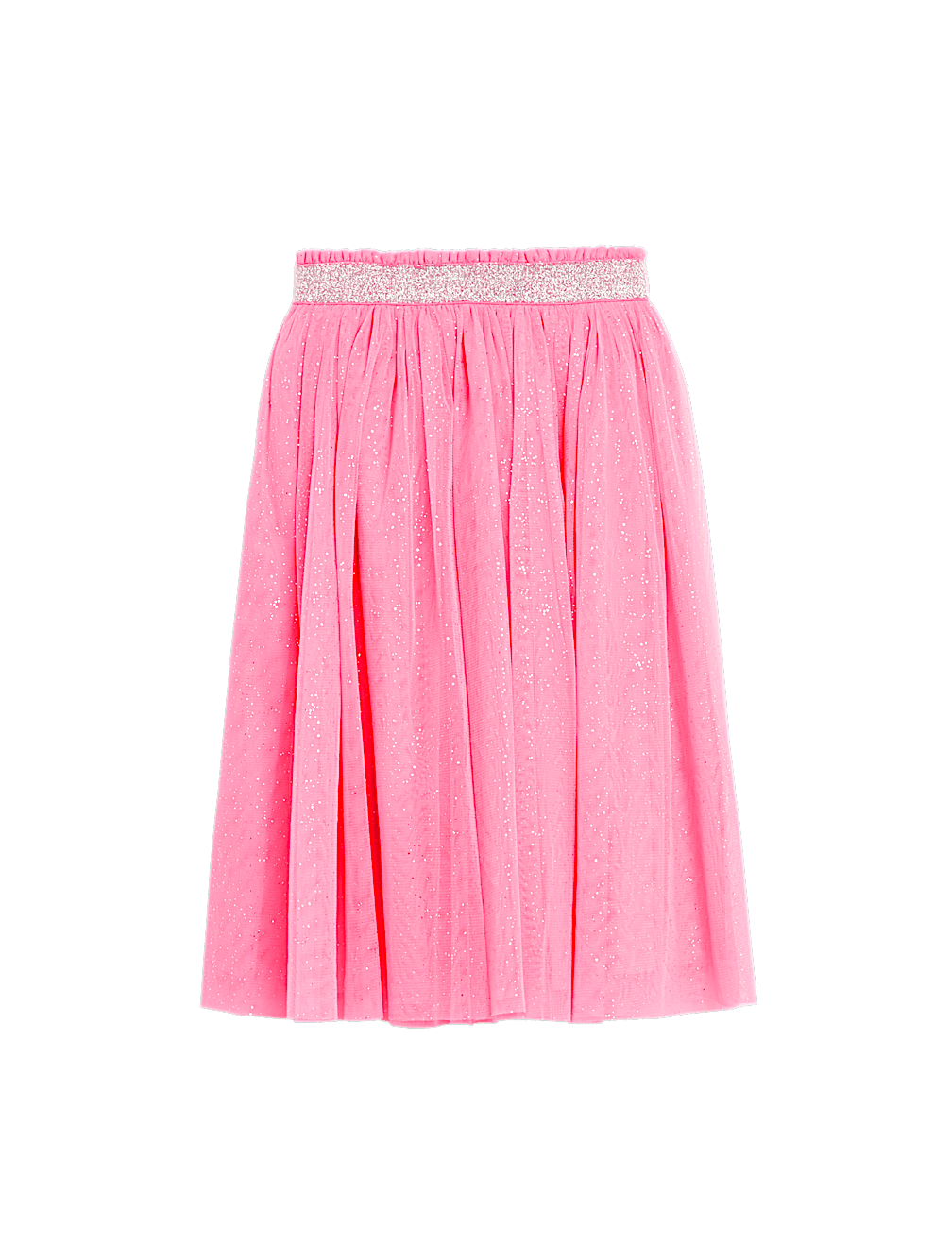 Midi Tulle Glitter Skirt