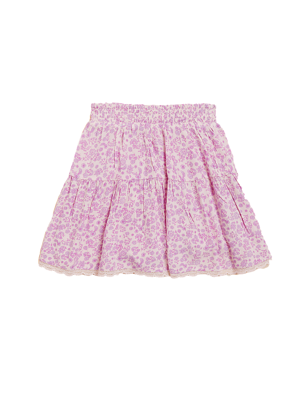 Floral Tiered Skirt (6-16 Yrs)