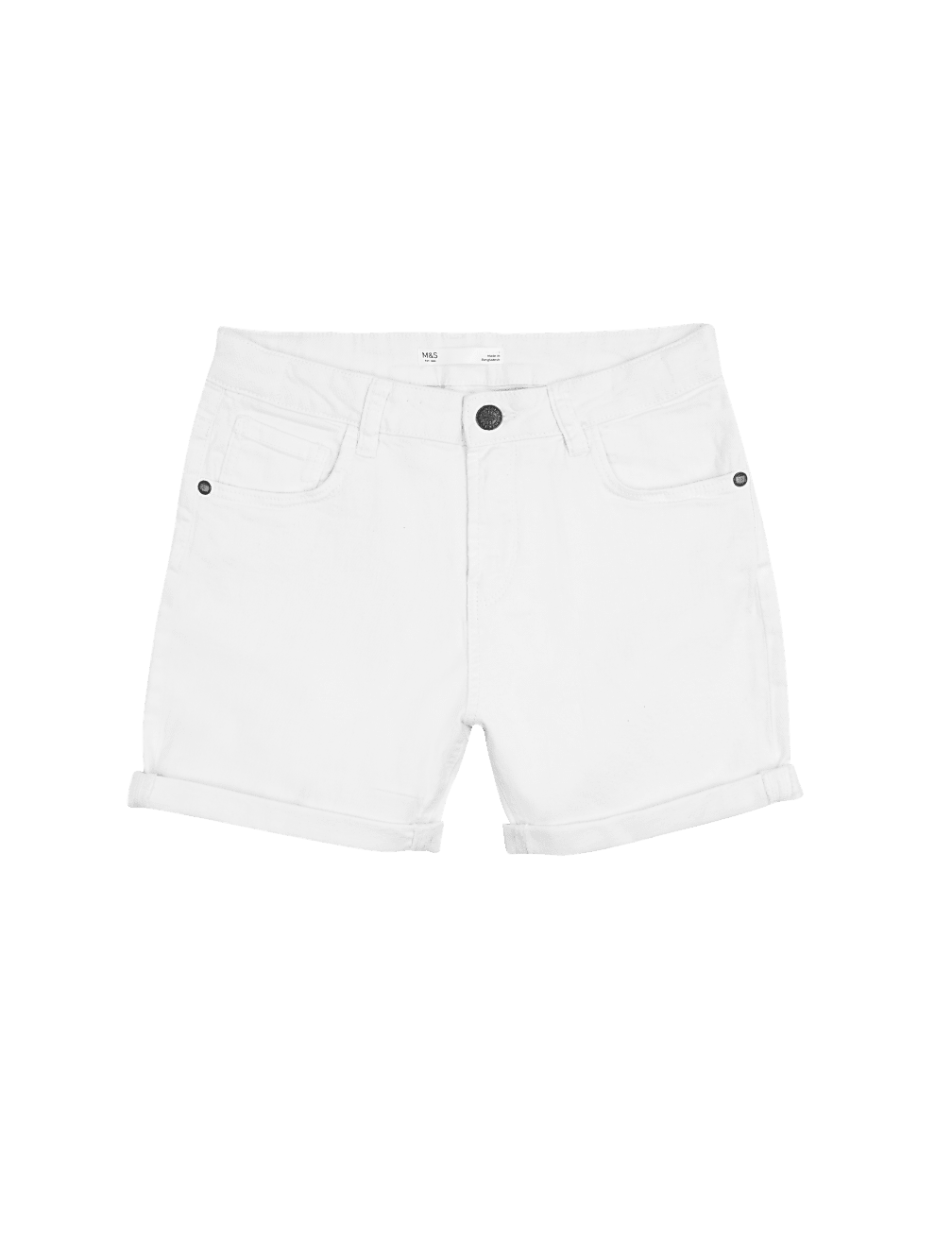 Denim Roll Up Hem Shorts (6 - 16 Yrs)