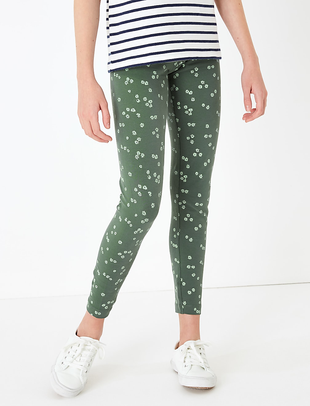 5 Pack Cotton Leggings (6-16 Yrs)