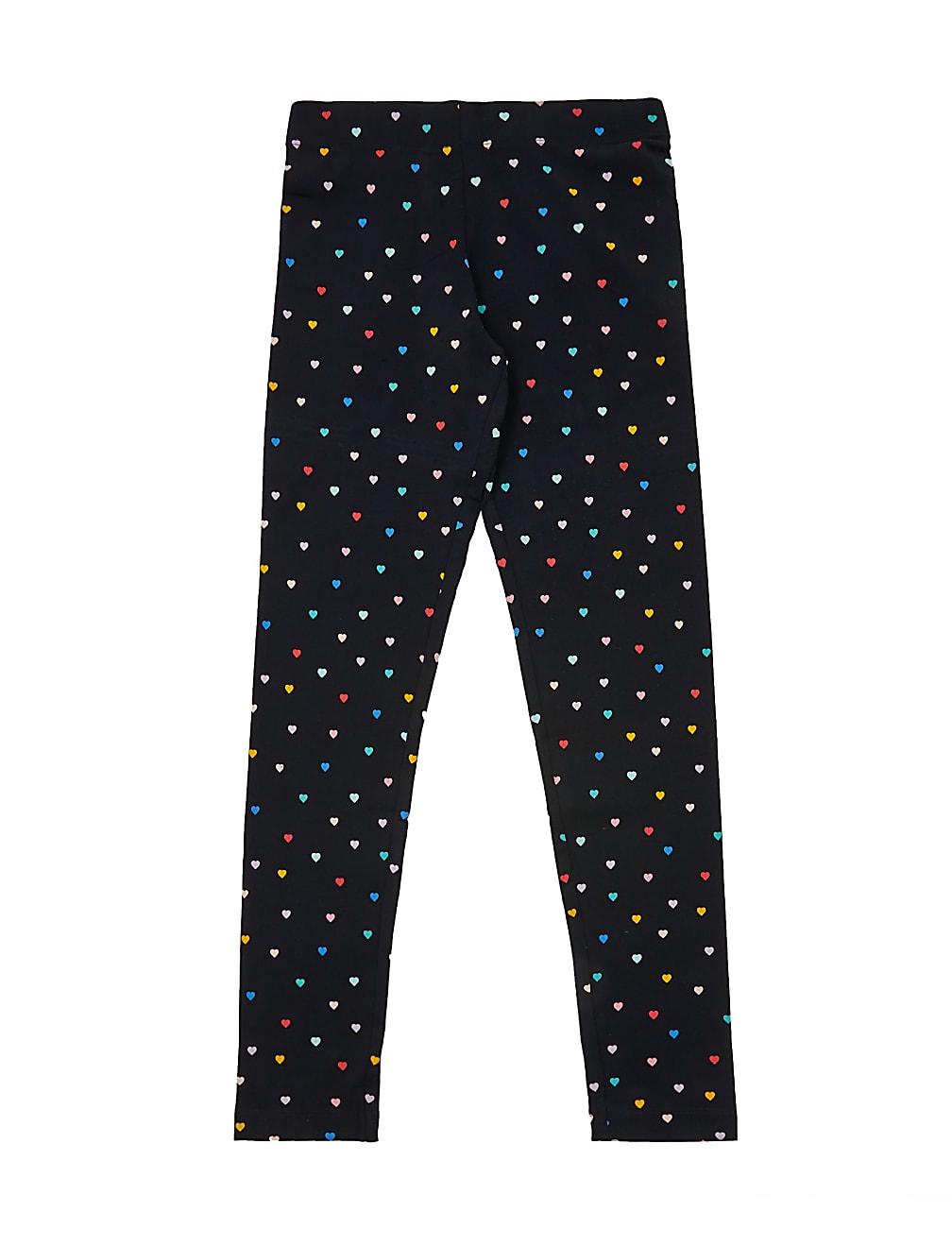 Cotton Rich Heart Print Leggings (6-16 Yrs)