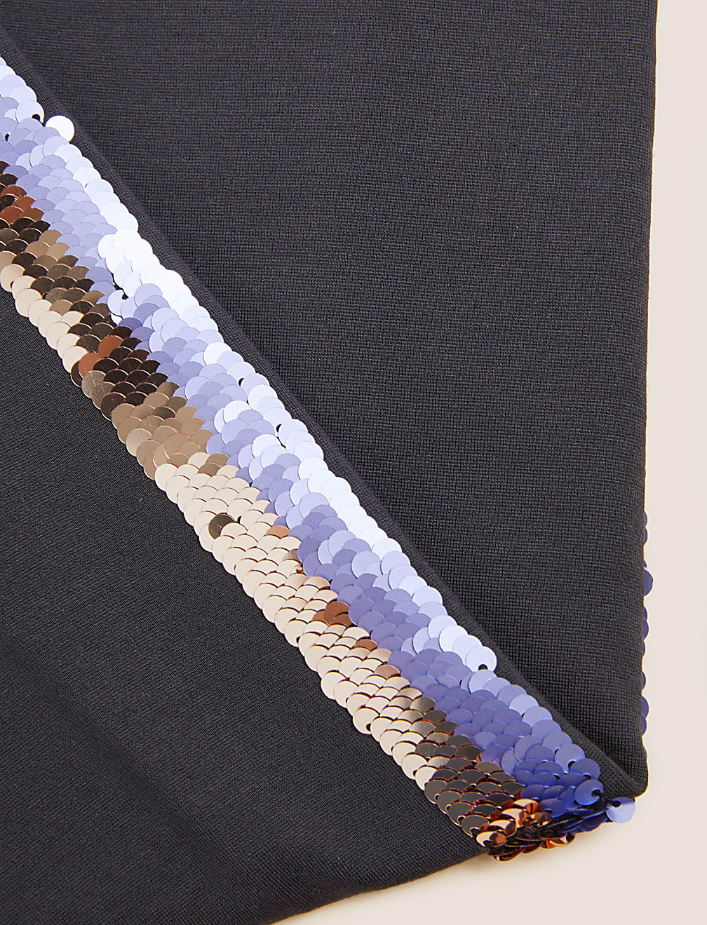 Sequin Side Stripe Slogan Leggings (6-16 Yrs)
