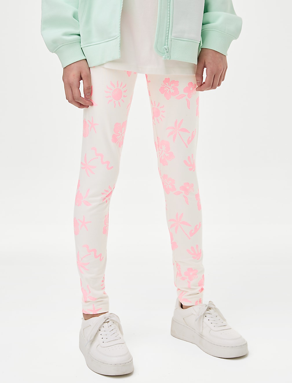 Cotton Rich Printed Leggings (6 – 16 Yrs)