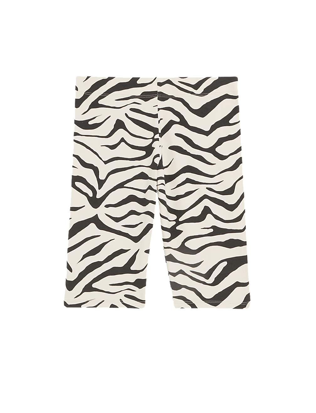 Cotton Rich Zebra Print Cycling Shorts