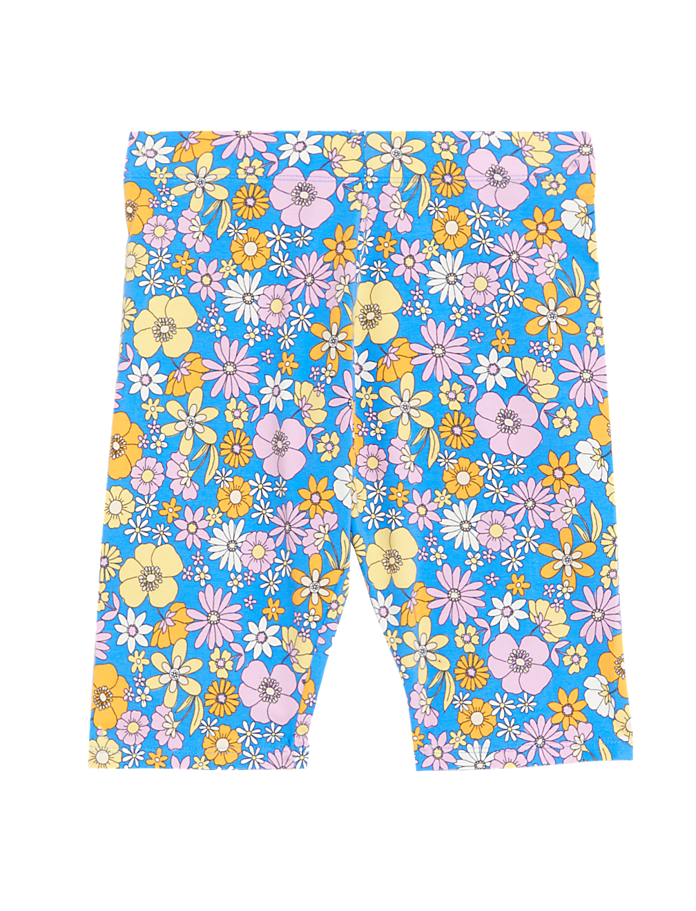 Cotton Rich Floral Cycling Shorts