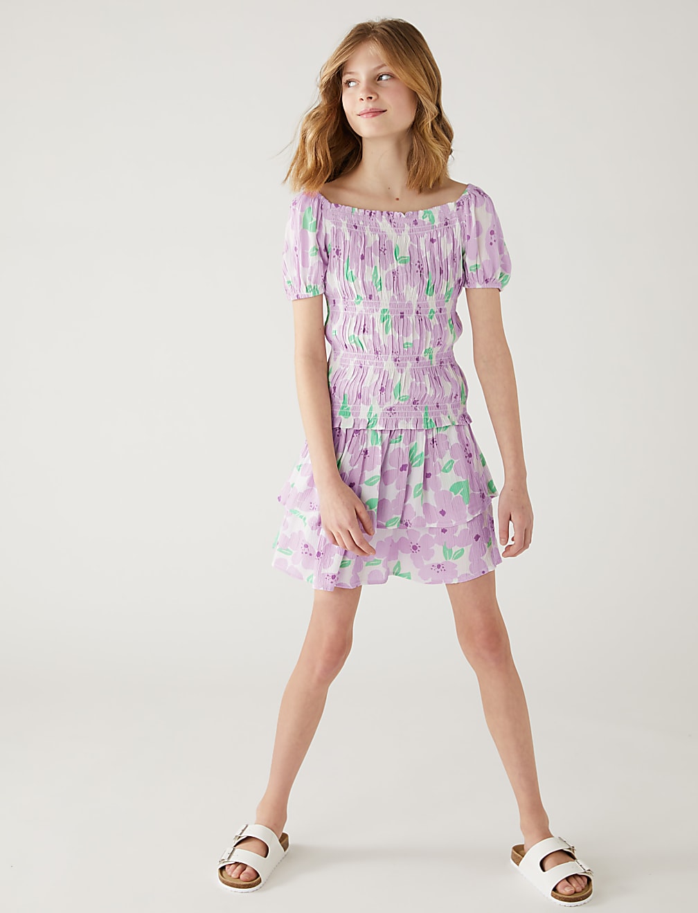 Floral Print Skirt