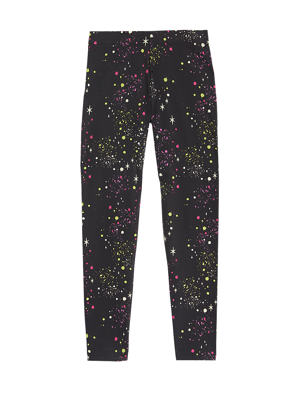 Cotton Rich Paint Splat Stars Leggings (6-16 Yrs)