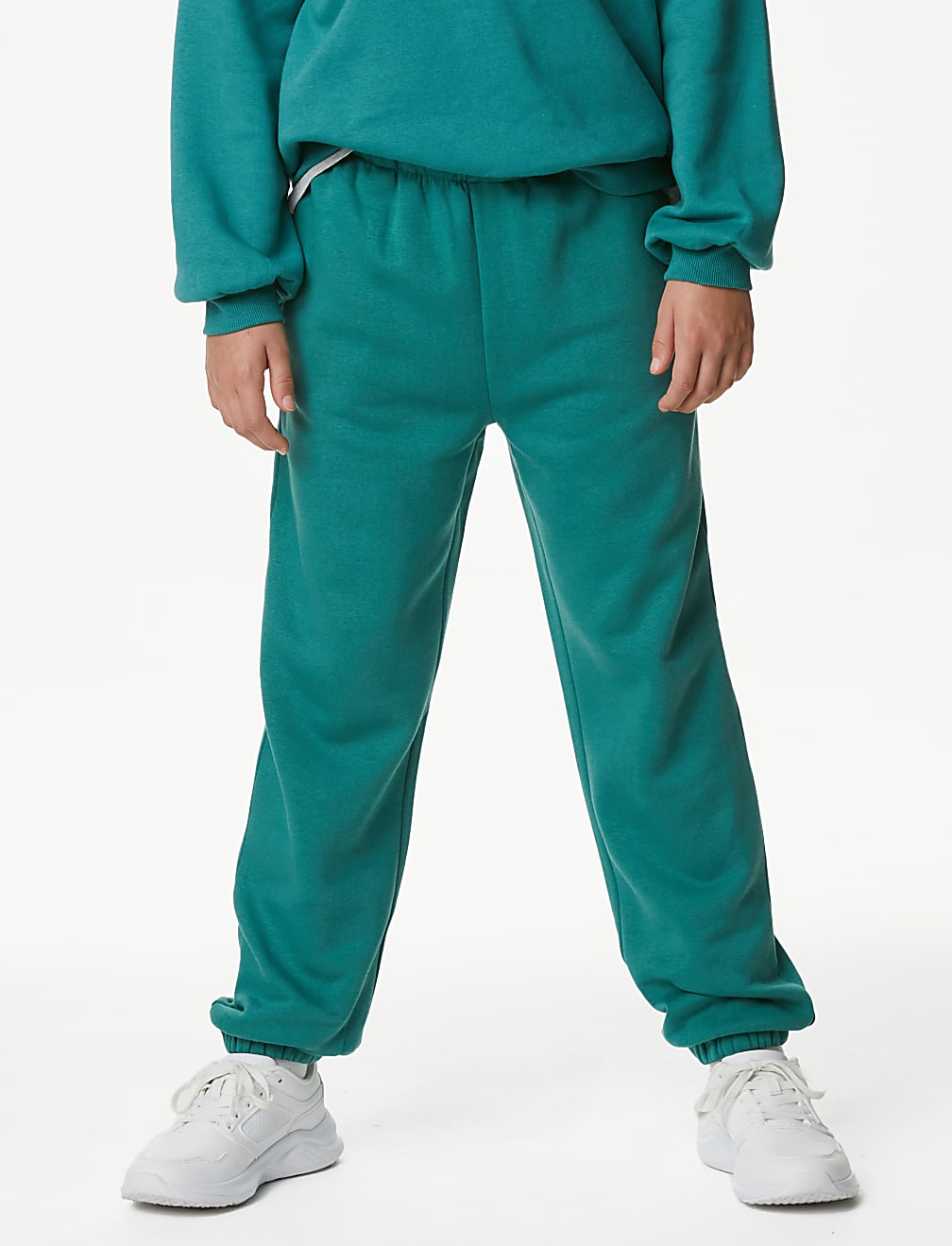 Cotton Rich Plain Joggers (6-16 Yrs)