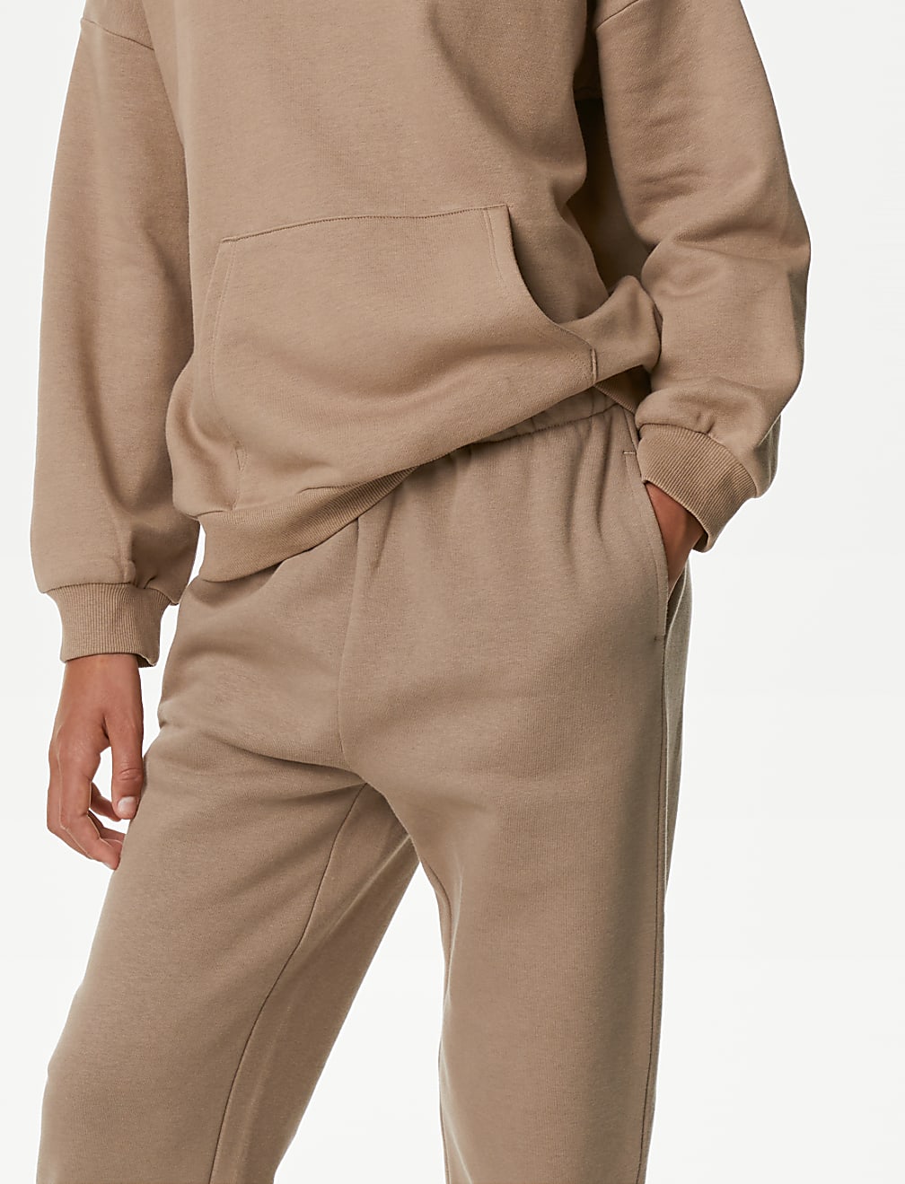 Cotton Rich Plain Joggers (6-16 Yrs)