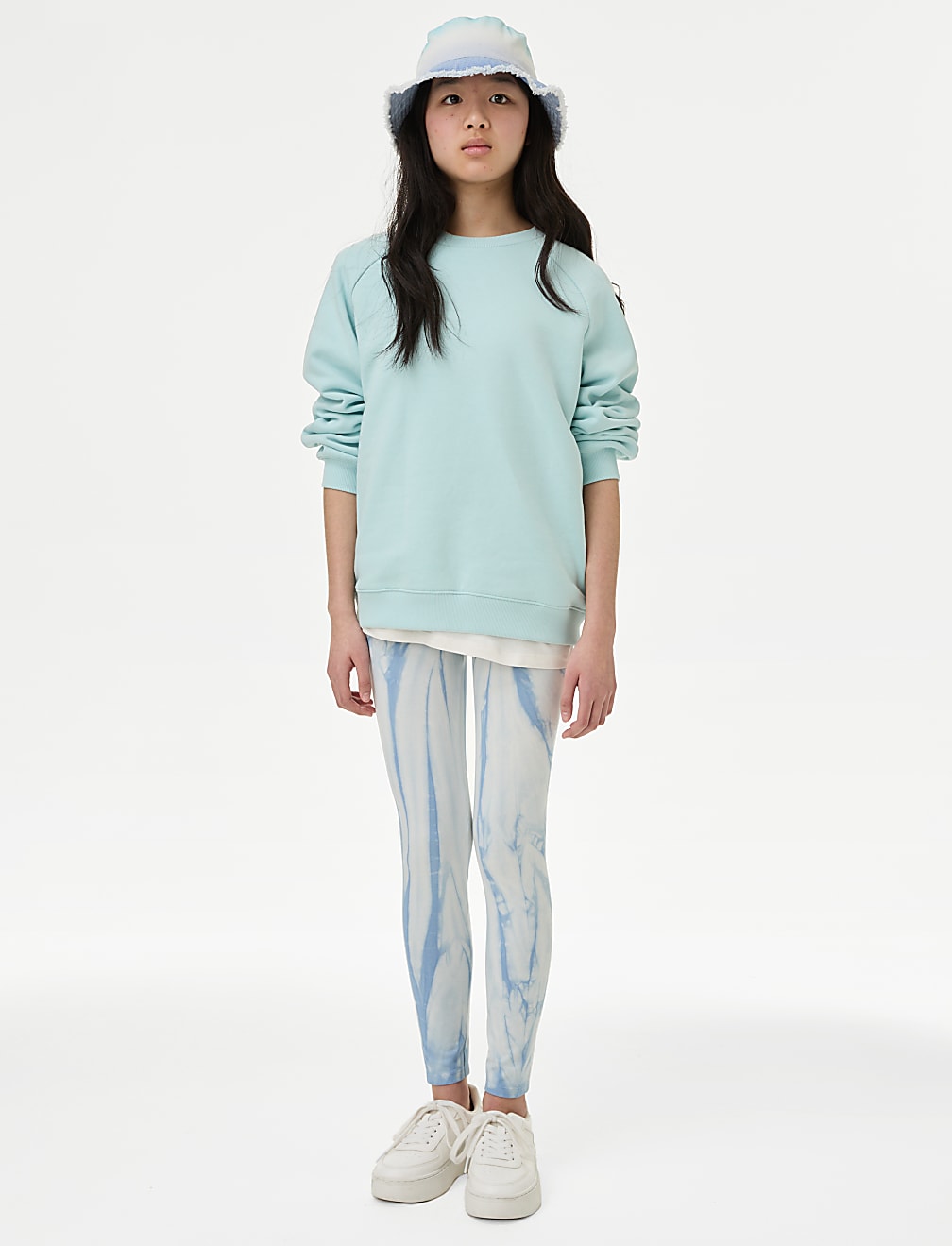 Cotton Rich Tie Dye Leggings (6-16 Yrs)