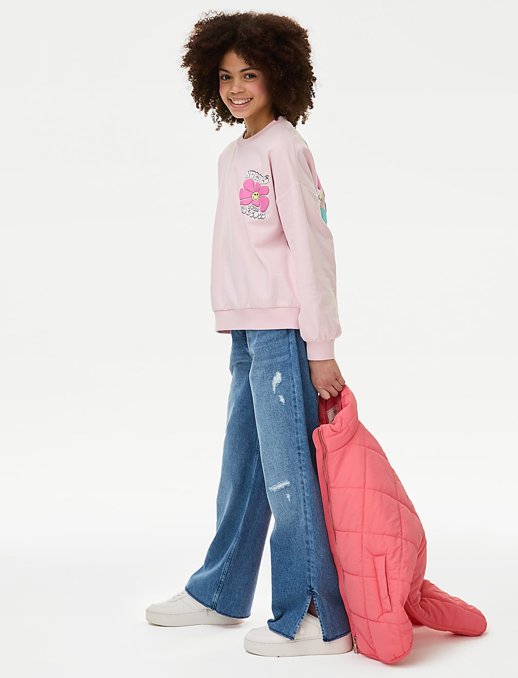 Pure Cotton Denim Jeans (6–16 Yrs)
