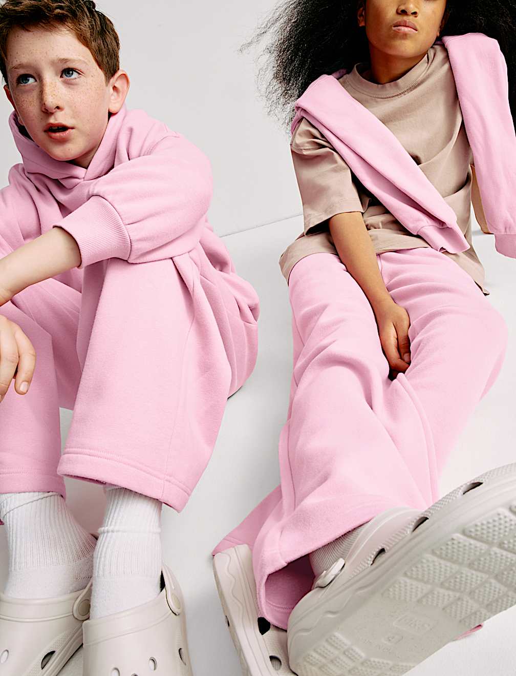 Wide Leg Cotton Rich Joggers (2-16 Yrs)