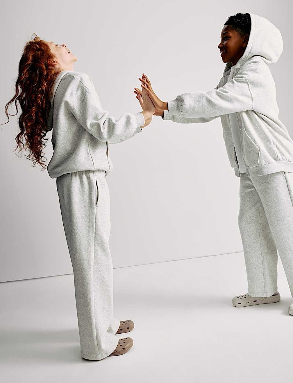 Wide Leg Cotton Rich Joggers (2-16 Yrs)