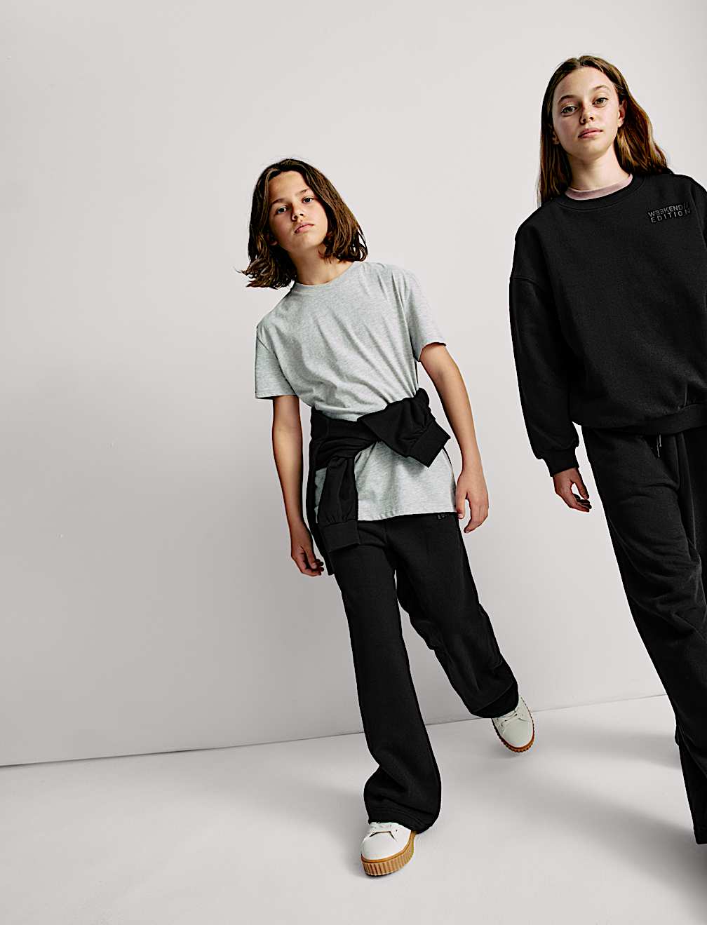 Wide Leg Cotton Rich Joggers (2-16 Yrs)