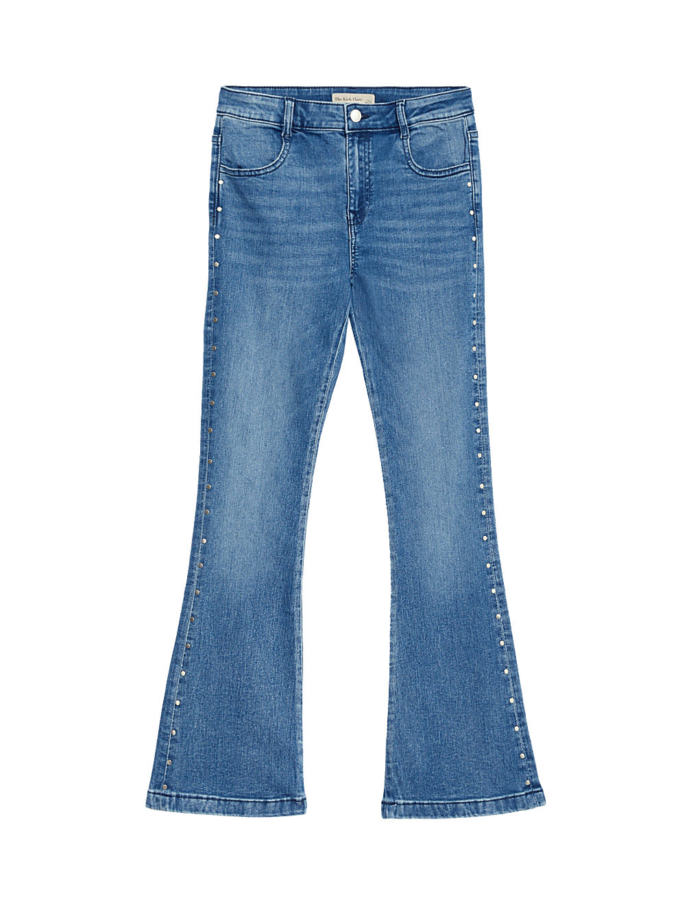 Denim Studded Flared Jeans (6-16 Yrs)