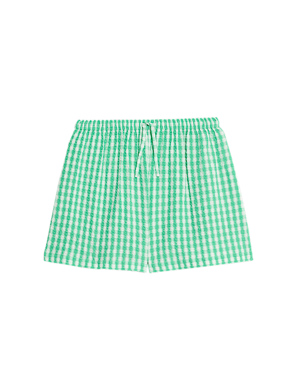 Pure Cotton Gingham Check Shorts (6-16 Yrs)