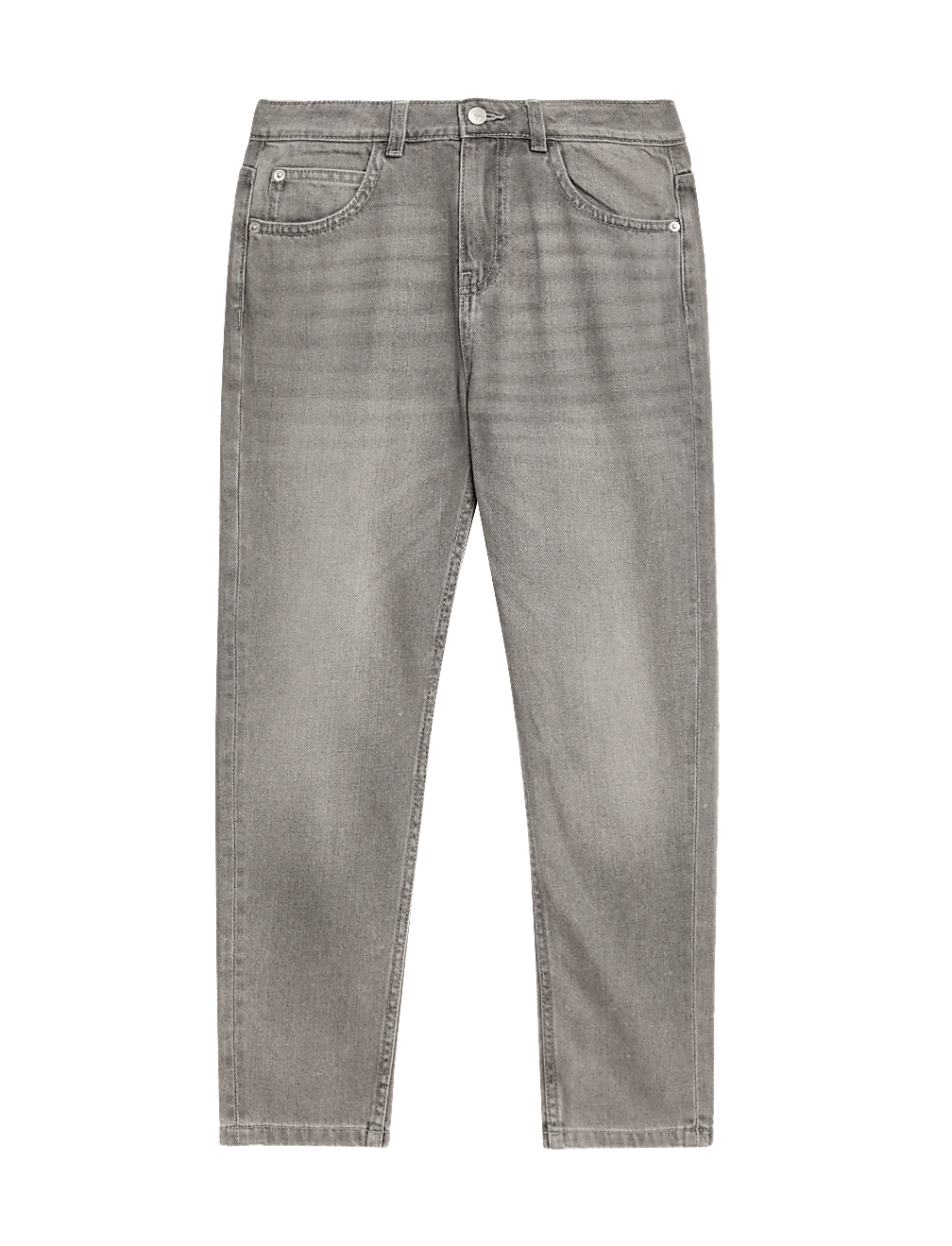 Mom Pure Cotton Denim Jeans (6-16 Yrs)