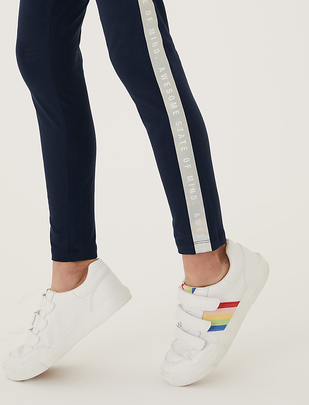 Holographic Slogan Leggings (6-16 Yrs)