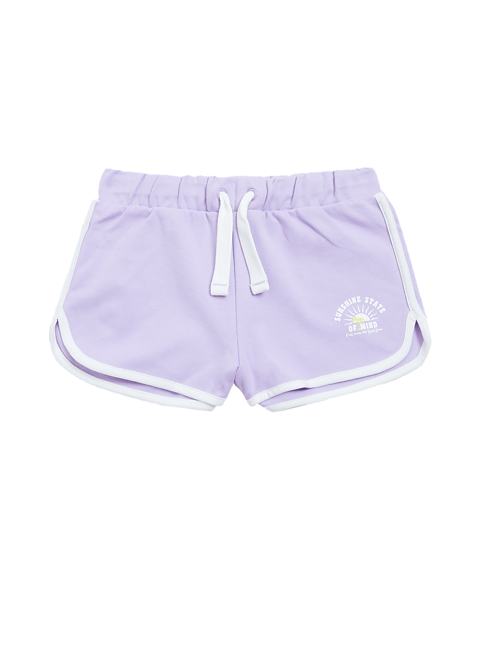 Pure Cotton Sunshine Slogan Shorts (6-16 Yrs)
