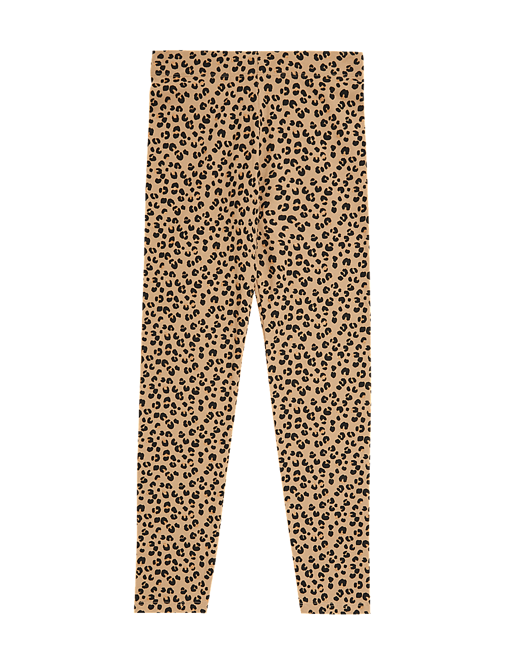 Cotton Rich Leopard Print Glitter Leggings