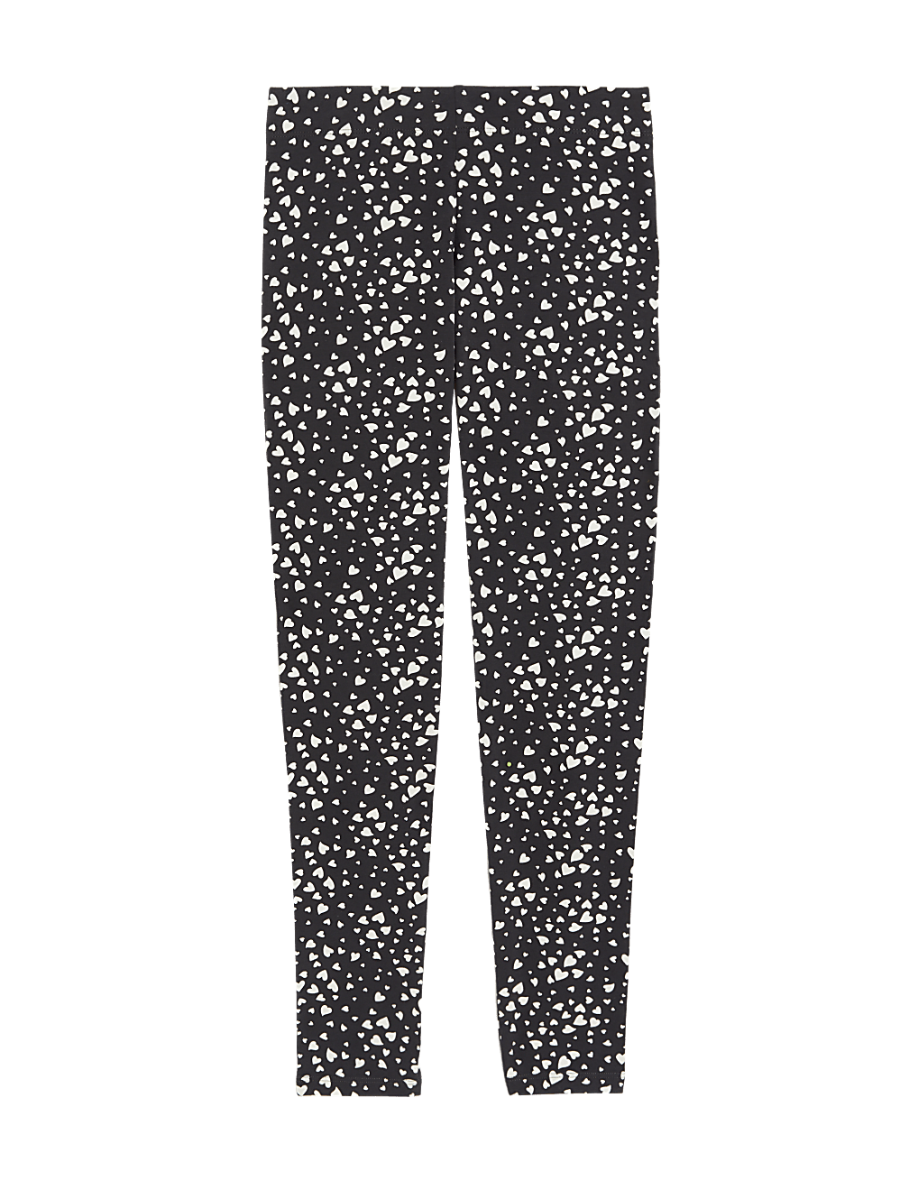 Cotton Rich Heart Print Leggings
