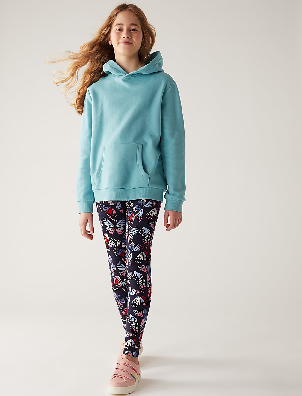 Skinny Cotton Rich Butterfly Leggings