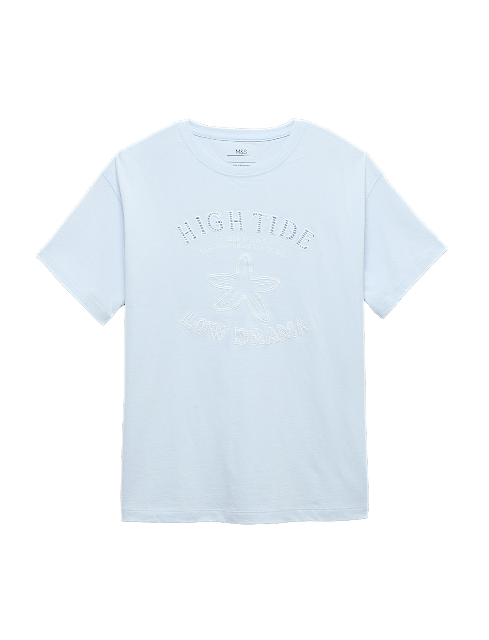 Pure Cotton High Tide Graphic T-Shirt (6-16 Yrs)