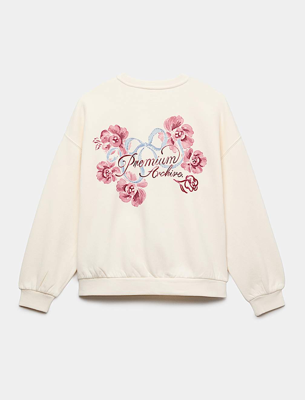 Cotton Rich Diamante Graphic Sweatshirt (6-16 Yrs)