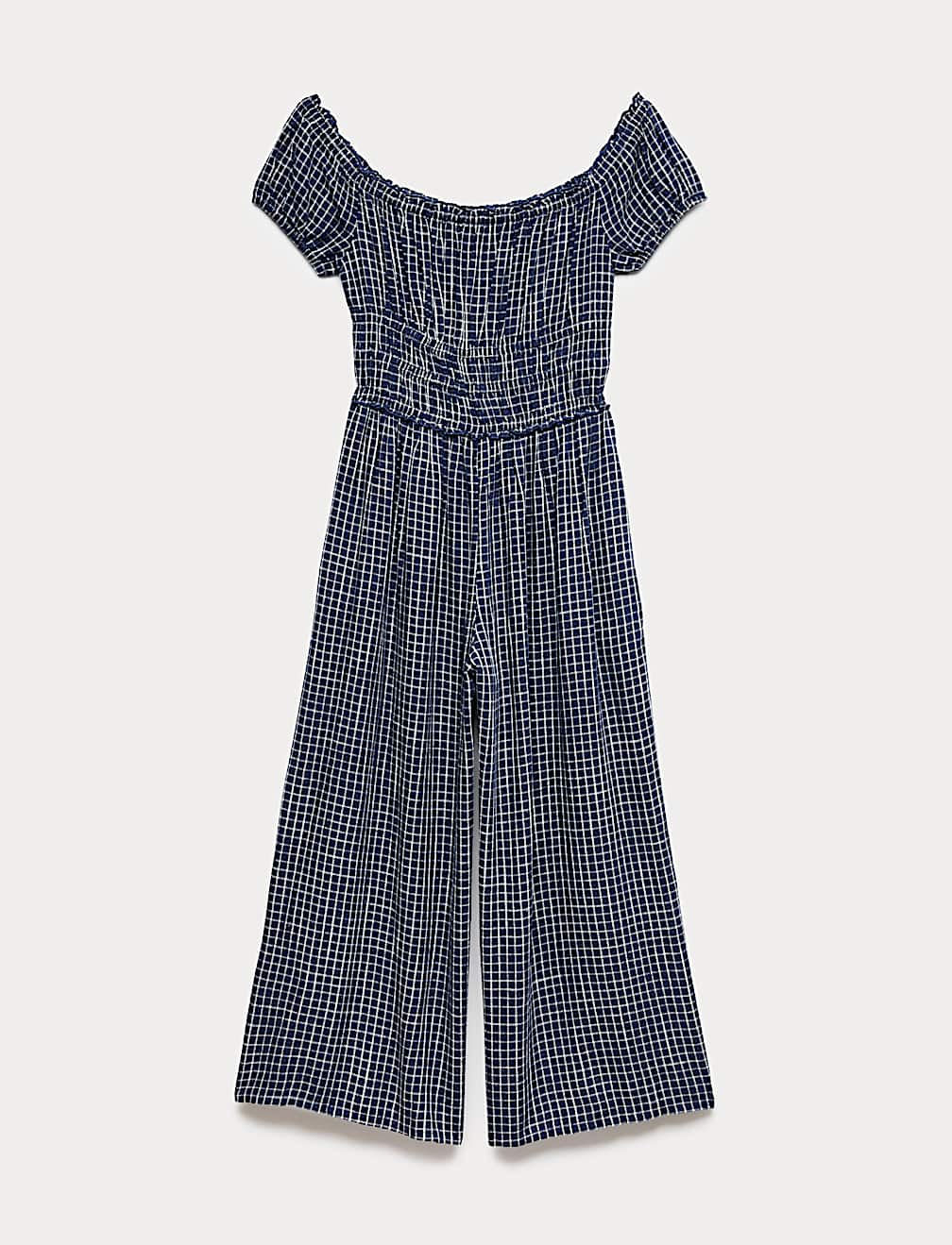 Checked Wide Leg Jumpsuit (6-16 Yrs)