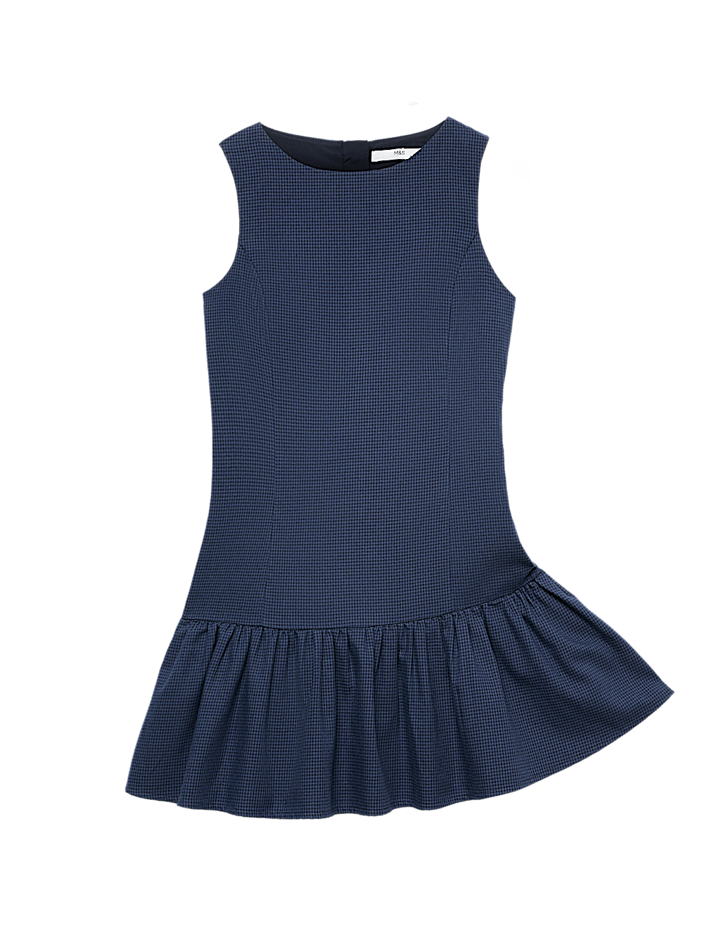Cotton Blend Drop Waist Gingham Dress (6-16 Yrs)