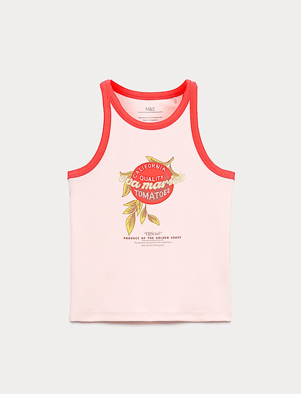 Cotton Rich Graphic Vest