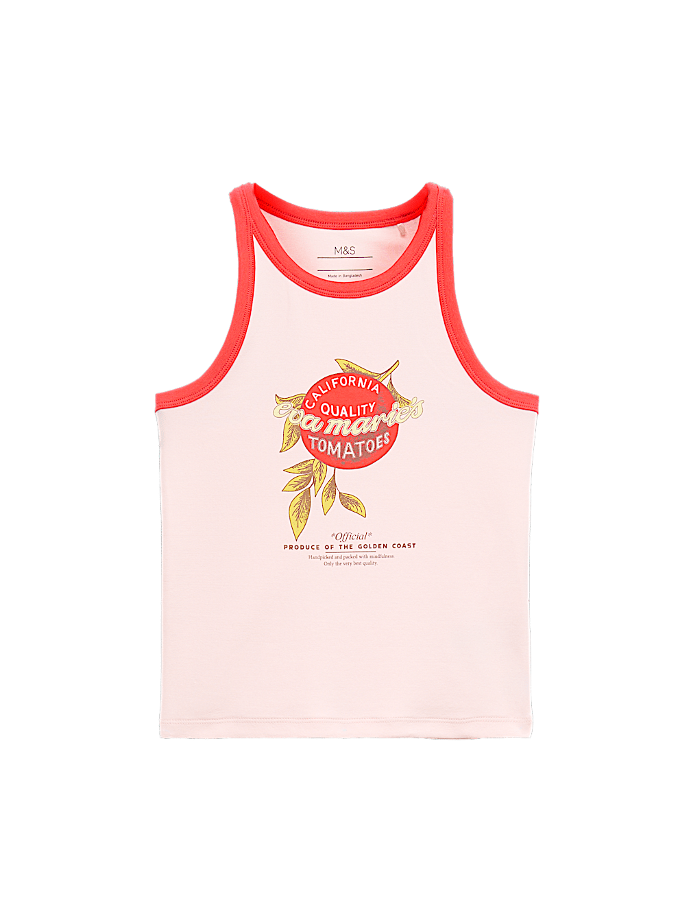 Cotton Rich Graphic Vest