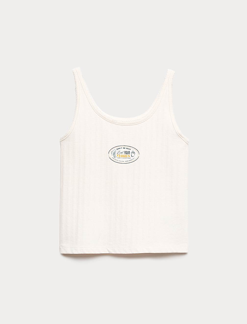 Cotton Rich Pointelle Cami Top (6-16 Yrs)