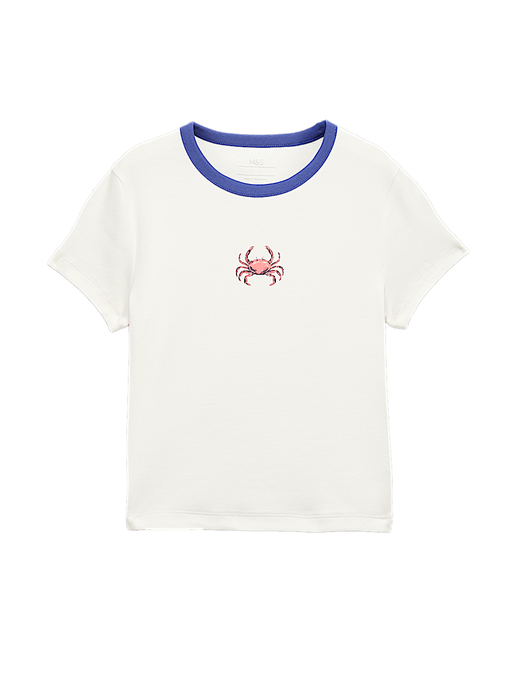 Cotton Rich Crab Graphic T-Shirt (6-16 Yrs)