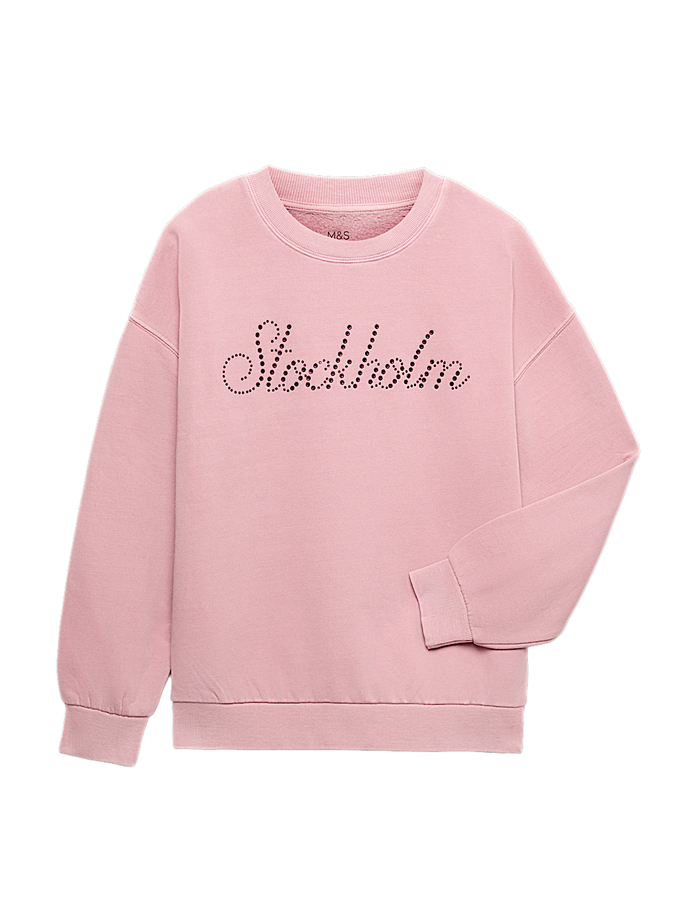 Cotton Rich Diamant&eacute; Slogan Sweatshirt (6-16 Yrs)