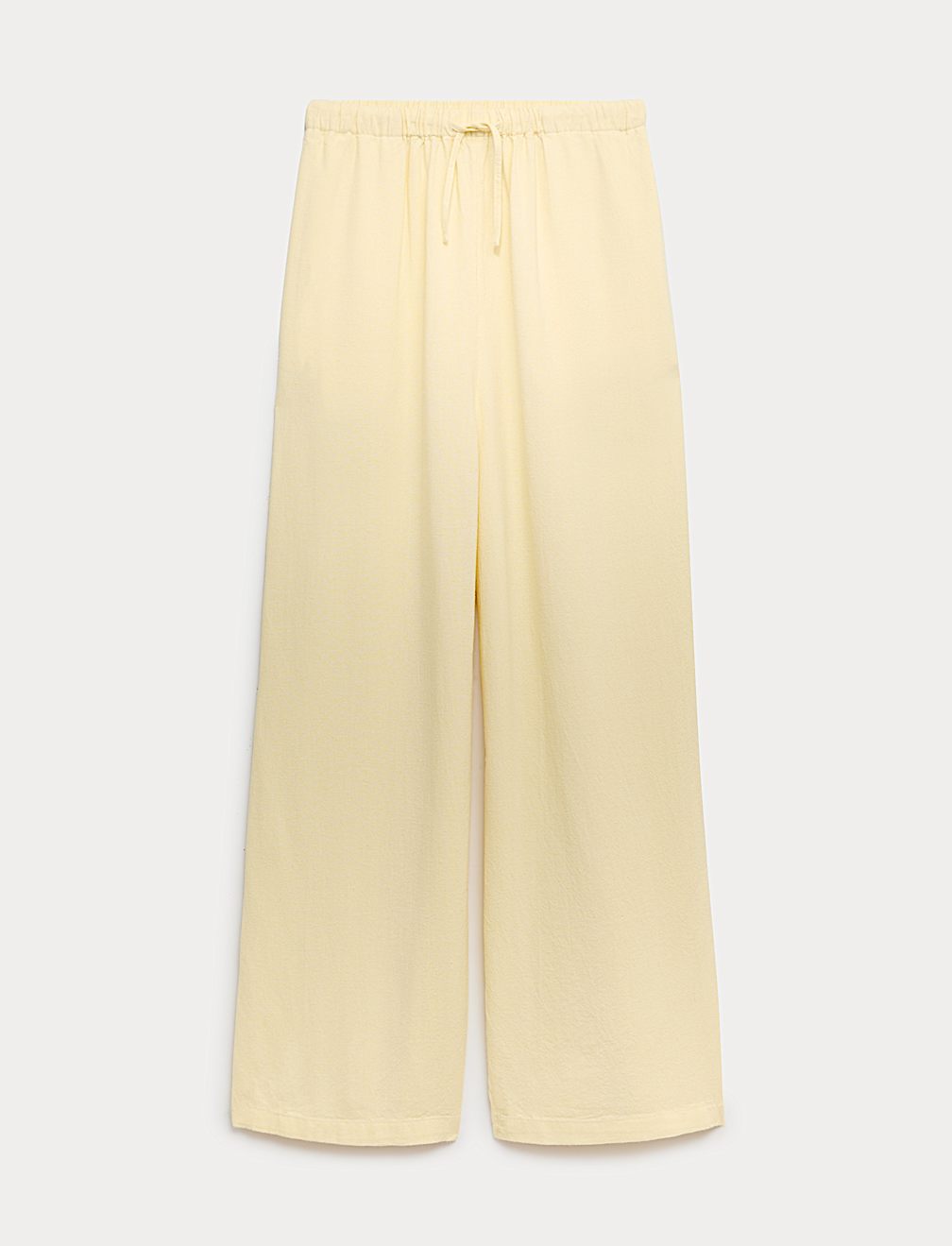 Wide Leg Trousers with Linen (6-16 Yrs)