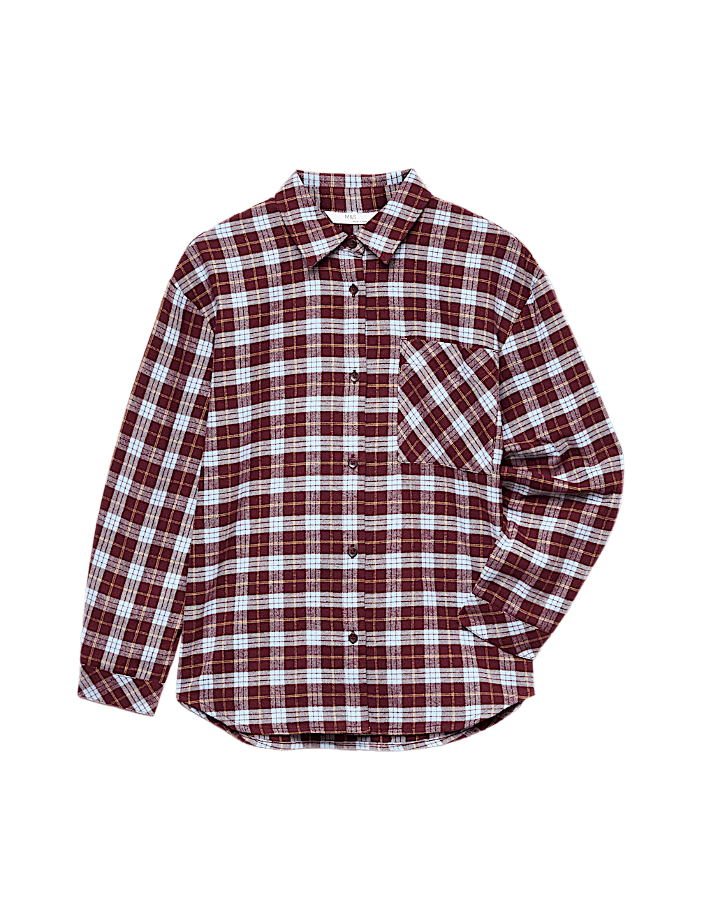 Pure Cotton Checked Flannel Shirt (6-16 Yrs)