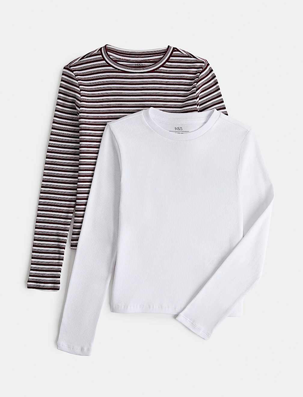 2 Pack Cotton Rich Tops (6-16 Yrs)