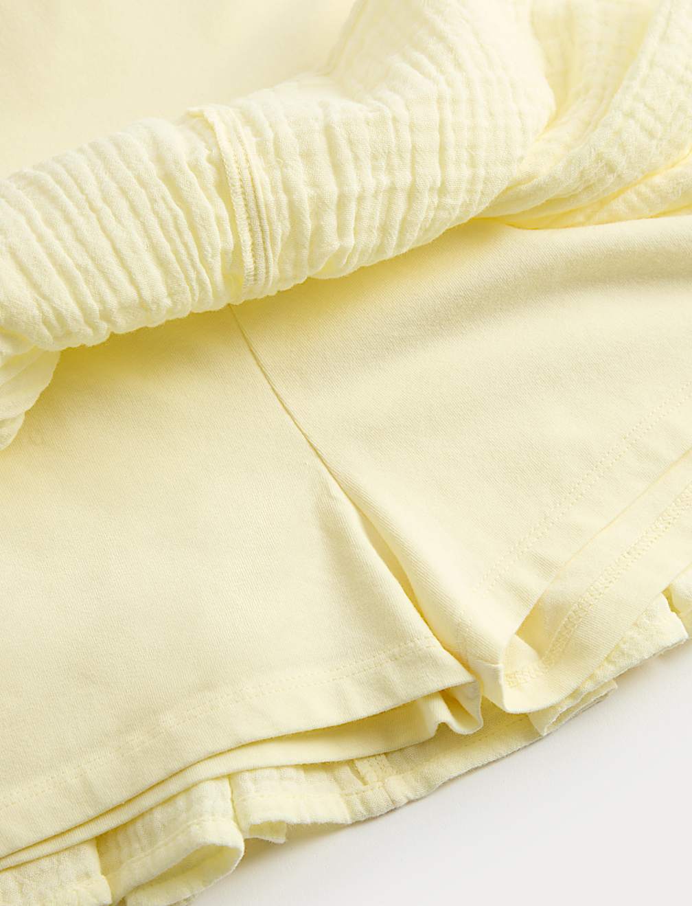 Cotton Rich Fold Over Mini Skort (6-16 Yrs)