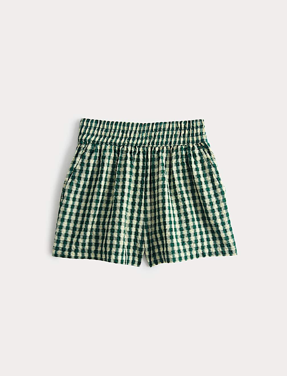 Pure Cotton Gingham Shorts (6-16 Years)