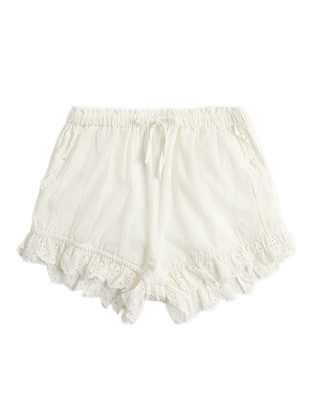 Pure Cotton Broderie Trim Bloomer Shorts (6-16 Years)