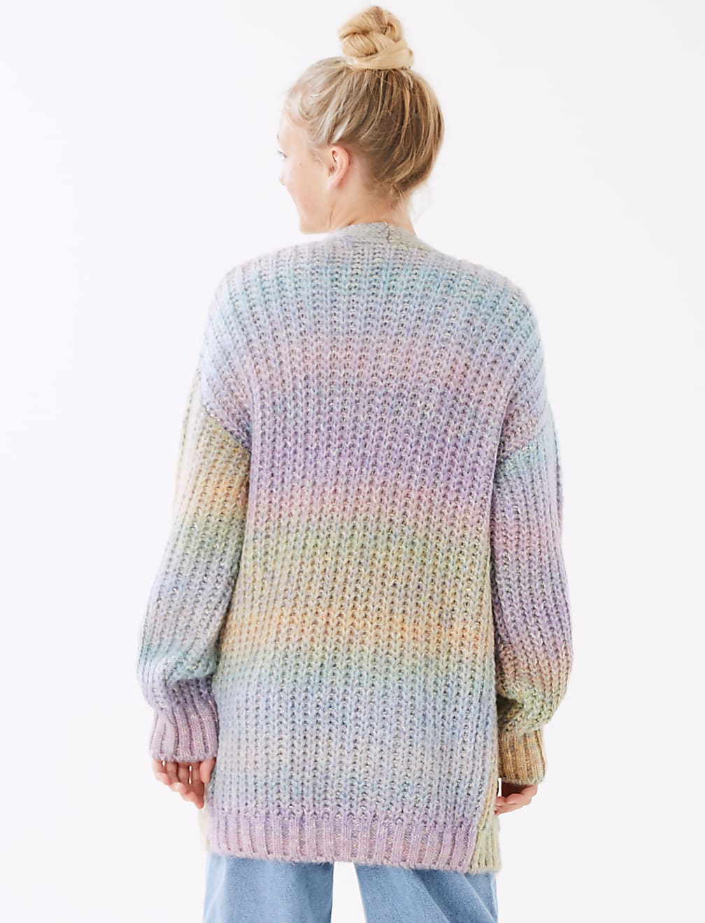 Cotton Blend Multicoloured Cardigan