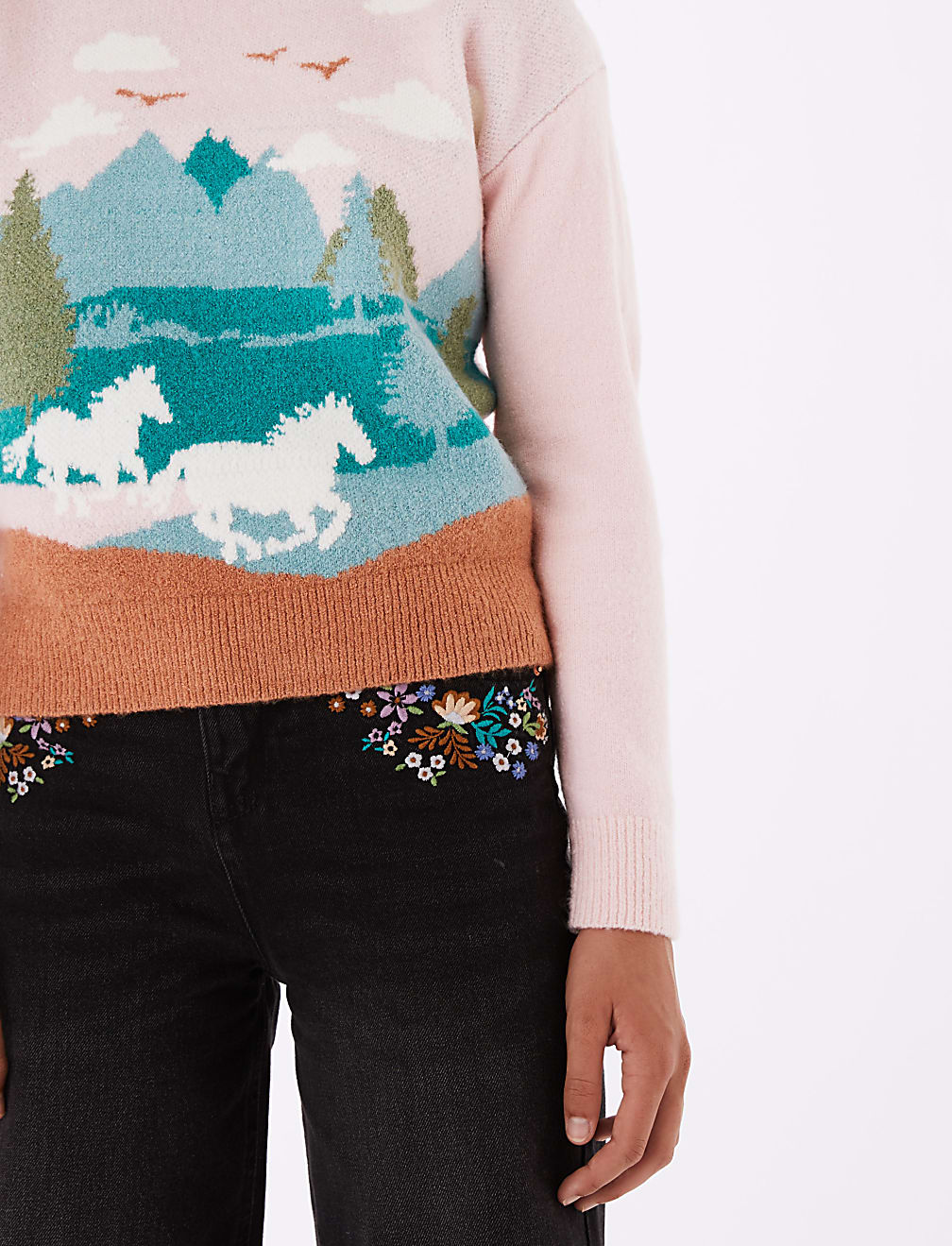 Horse Knitted Jumper (6-16 Yrs)